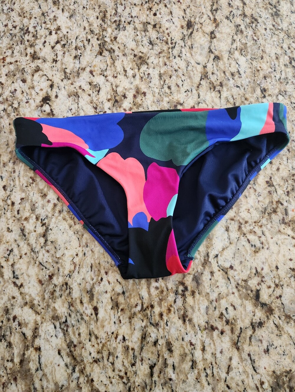 Athleta Multicolor Abstract Hipster Bikini Bottoms